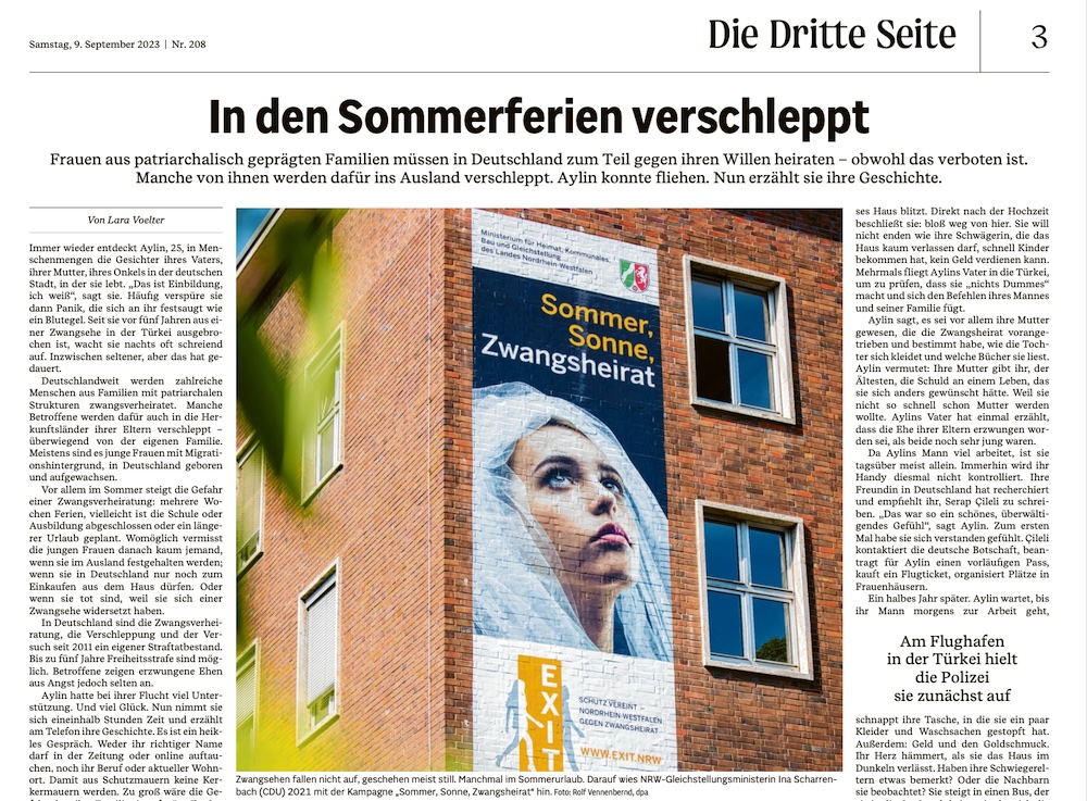 Augsburger Allgemeine: In den Sommerferien verschleppt